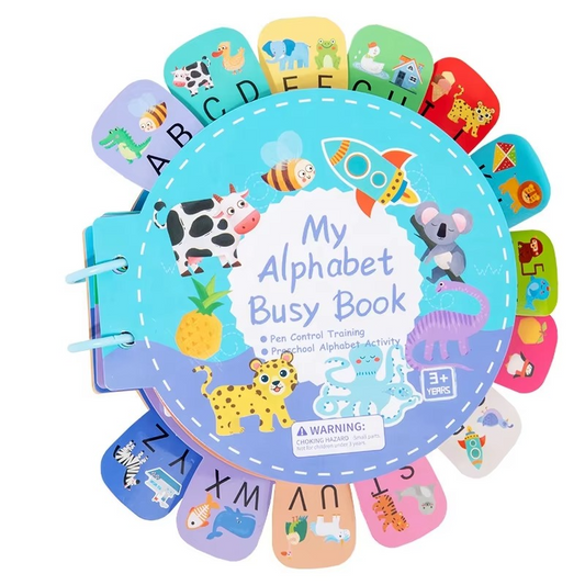 ✨ Alphabet Busy Book – Magnetic Learning Kit for Kids