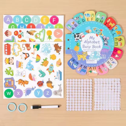 ✨ Alphabet Busy Book – Magnetic Learning Kit for Kids