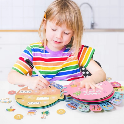✨ Alphabet Busy Book – Magnetic Learning Kit for Kids
